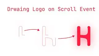 Drwaing SVG Logo on Scroll Event using a Vanila JS