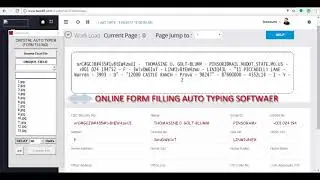 Online form filling project auto filling with Auto Typer software