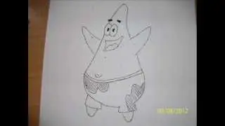 how to draw patrick