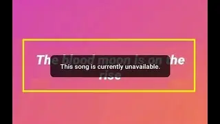 How to Fix This Song is Currently Unavailable Problem solve in Instagram