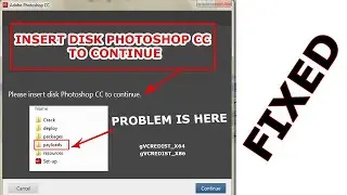 100% FIXED| Insert Disk to Install Photoshop CC To Continue | All Adobe Programs | Tatua tatizo hilo