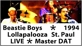 Beastie Boys Live 1994 Lollapalooza Festival Ill Communication tour St Paul MN Concert Performance