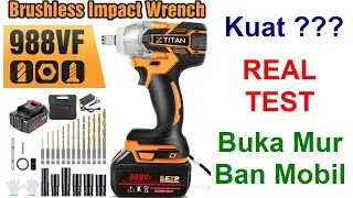 Test Buka Ban Mobil Pakai Impact Wrench Xtitan