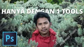 CARA MENGHAPUS TULISAN TRANSPARAN PADA FOTO (WATERMARK) - TUTORIAL PHOTOSHOP BAHASA INDONESIA