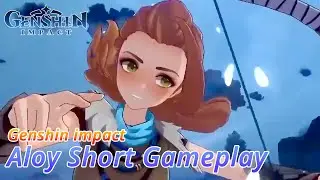 Aloy gameplay Animations | Genshin Impact Leaks