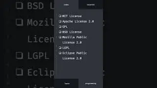 Top Open Source Licenses P2  I am not a lawyer. It is not legal advice.