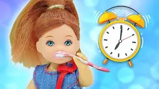 Первое сентября в школе Барби! Штеффи идет в первый класс. Видео для девочек с Barbie про школу