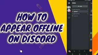 How To Appear Offline and not Show people that You are Online On Discord