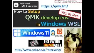 QMK Easy Tutorial How to Setup QMK develop env. in Windows WSL [No Speech, No BGM]