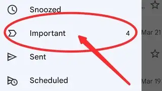 How to mark mail as important in Gmail app ?