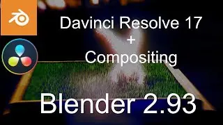 Blender 2.93 multi render layer EXR compositing in Davinci Resolve 17 - Tutorial