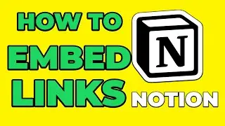 How to embed a link in Notion (Quick Tutorial)