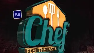 3D Logo Animation With Original Colors After Effects | Element Plug in (Video Copilot)