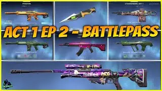 Act 1 Episode 2 Battle Pass Skins GAMEPLAY - Valorant