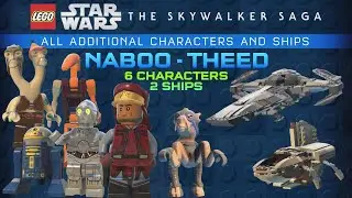 Lego SW Skywalker Saga - Naboo Theed All Additional Characters and Ships