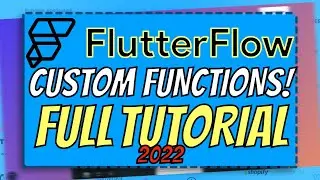 FlutterFlow: Extending Your App w/Custom Functions (SUPER EASY!) | FlutterFlow NoCode Training 2022