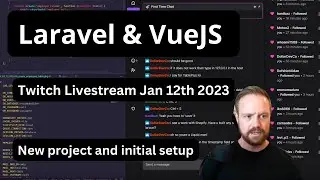 Building an app with Laravel, Vue, inertiajs and TailwindCSS. Streamed 12 January 2023