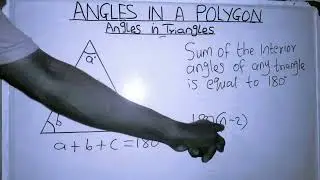 ANGLES IN A POLYGON(TRIANGLE)