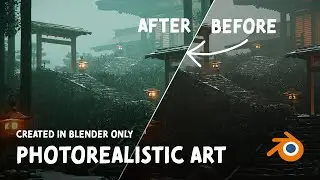 Learn How To Create Photorealistic ART Using Blender 3d - FOR FREE!