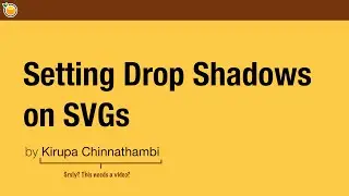 Setting Drop Shadows on SVGs