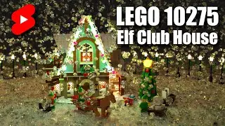 LEGO 10275 Elf Club House Animated Shorts | LEGO Winter Village | Blender Satisfying Animation