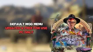 GTA 5 MOD MENU ( DEFAULT ) UPDATED & FREE FOR USE / 2024