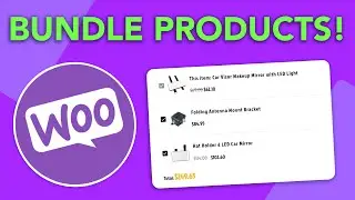 How to BUNDLE and UPSELL with WOOCOMMERCE - For Wordpress & Woocommerce Websites