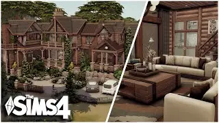 Huge Family Lodge | The Sims 4 NO CC Build | Collab with 