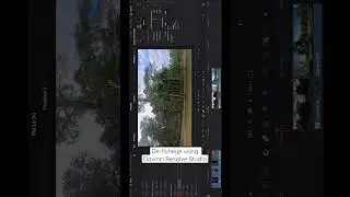 De-fisheye Fisheye videos using Davinci Resolve Studio.