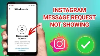 Instagram Message Request Not Showing How to Fix Instagram Message(2025)Request Problem