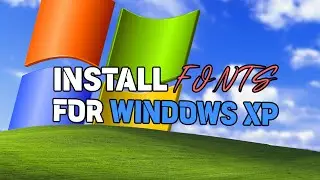 How to install Fonts in windows xp #shorts #tech #microsoft