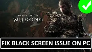 Fix Black Myth: Wukong Stuck on Black Screen or Black Screen Error on PC