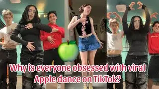 Why is everyone obsessed with viral Apple dance on TikTok? Charli XCX'S apple song trend tiktok! 🍏