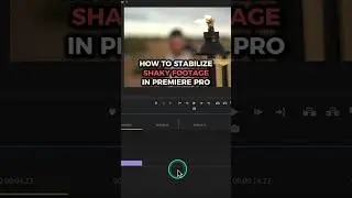 STOP Shaky Footage with Premiere Pro (EASY TUTORIAL)