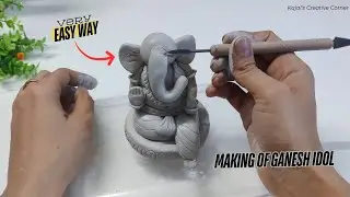 CREATE Your Own Ganpati Idol at Home in NO TIME!