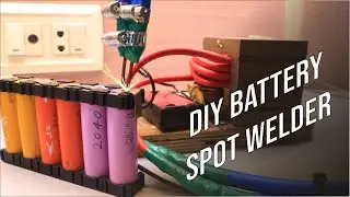 DIY 18650 battery Spot Welder! | Microwave Transformer