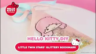 Little Twin Stars’ glittery bookmark | Hello Kitty DIY