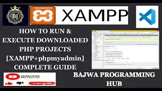 HOW TO RUN & EXECUTE DOWNLOADED PHP PROJECTS [XAMPP+phpmyadmin] COMPLETE GUIDE