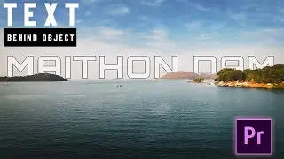 How To Add TEXT Behind OBJECTS In Premiere Pro