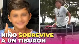 Niño de 11 años sobrevive a un tiburón