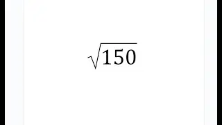 How to Find Square Root of 150 / Square root of a non perfect square number / Square Root of 150