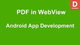 Android Open PDF in WebView