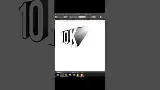 3d effect text design in illustrator design  