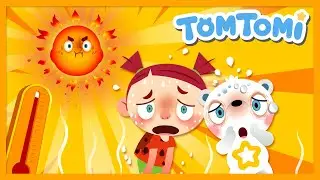 The Heat Song☀️ | I Love Summer!⛱️ | Seasons Song | Kids Song | TOMTOMI