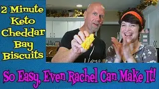 Keto Cheddar Bay Biscuits | So easy, even Rachel can make them.