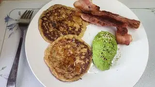 Oatmeal banana 🍌 Pancake  🥞
