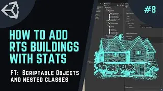 How to BUILD and LAUNCH an RTS Game in UNITY -  ep8. Adding RTS Buildings in Unity