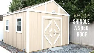 How To Shingle A Shed Roof (Shed Workshop Ep. 3)
