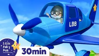 Colour AIRPLANES For Babies! +More Nursery Rhymes and Kids Songs | Little Baby Bum