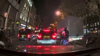 Leaving London in Rush Hour Time Lapse